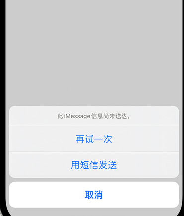 城区apple维修iPhone上无法正常发送iMessage信息