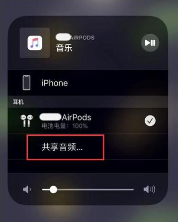 城区苹果14音频维修点分享iPhone14音频共享设置方法 